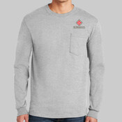 2410.ise - Ultra Cotton ® 100% US Cotton Long Sleeve T Shirt with Pocket, Gildan