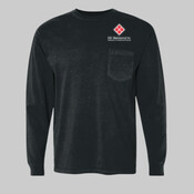   BLACK: 4410.ise - Heavyweight Ring Spun Long Sleeve Pocket Tee, Comfort Colors®