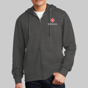 DARK: DT6102.ise - V.I.T. Fleece Full Zip Hoodie, District®