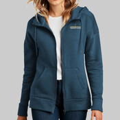 DT1104.ise - Women's Perfect Weight ® Fleece Drop Shoulder Full Zip Hoodie 2